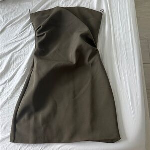 Zara Olive Green Dress